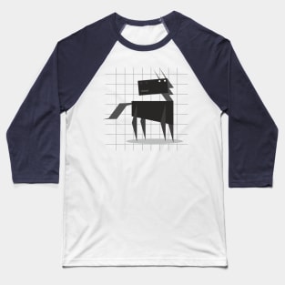 Geometry Dog Baseball T-Shirt